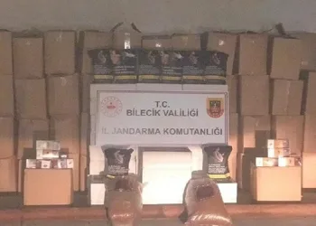 Bilecik’te 1 ton kaçak tütün ele geçirildi