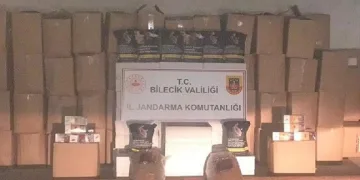 Bilecik’te 1 ton kaçak tütün ele geçirildi