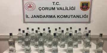 Kargo ile kaçak içki taşırken yakalandı