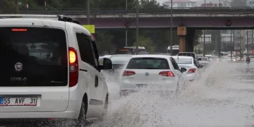 Samsun’da metrekareye 32,3 kilo yağış düştü