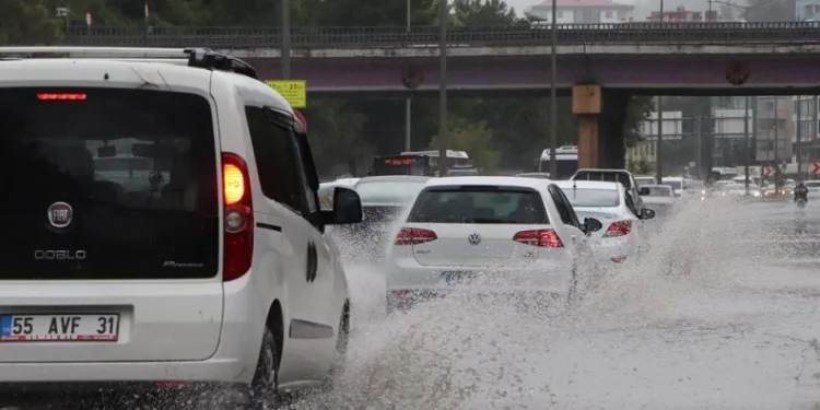 Samsun’da metrekareye 32,3 kilo yağış düştü