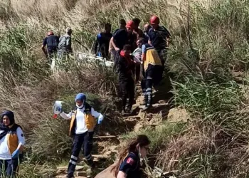 Uçurumdan düşen kadın yaşamını yitirdi