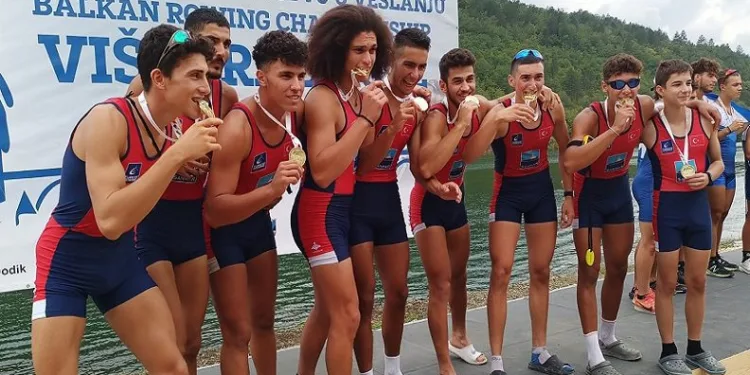 Kürek milli takımı Balkan şampiyonu oldu