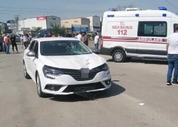 Bursa’da otomobilin çarptığı inşaat işçisi hayatını kaybetti