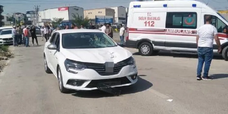 Bursa’da otomobilin çarptığı inşaat işçisi hayatını kaybetti