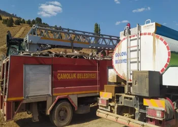 Giresun’da örtü yangını kontrol altında