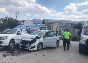Bursa Gemlik’te trafik kazası