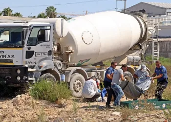 Beton mikseri kullanırken kalbine yenik düştü