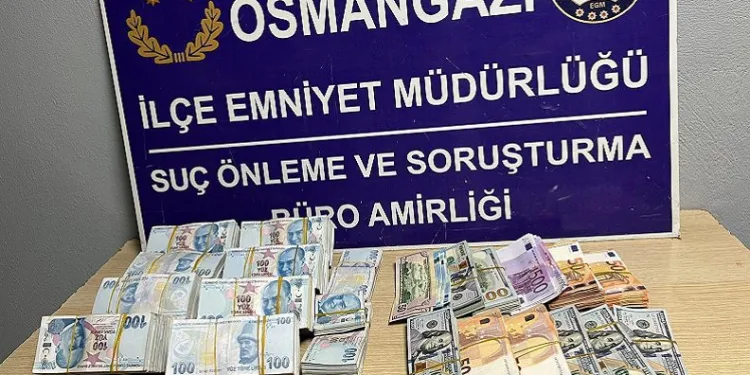 Bursa polisinden 120 bin dolarlık operasyon
