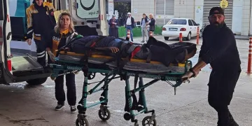 Bursa’da TIR bariyerlere çarptı