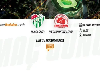 Bursaspor-Batman Petrolspor maçı Line TV’de