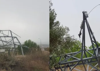 Bursa’da hırsızlar elektrik direklerine dadandı