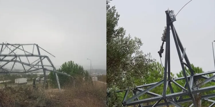 Bursa’da hırsızlar elektrik direklerine dadandı