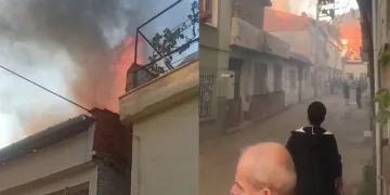 Bursa’da yufka yapmak için yakılan ateş yangın çıkardı