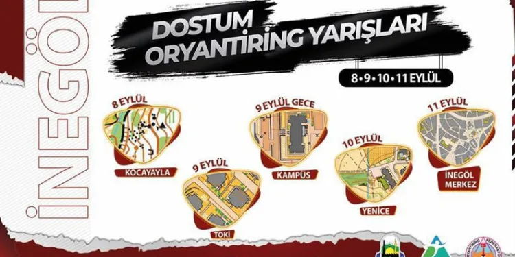 Oryantiring şampiyonası başlıyor