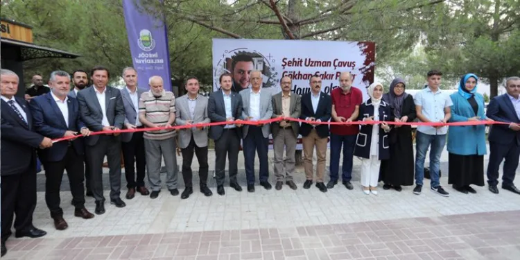 Şehit Gökhan Çakır Parkı törenle açıldı