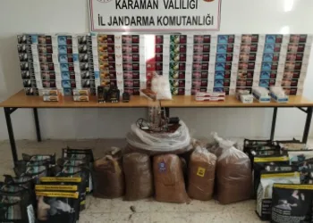 Karaman’da kaçak tütün operasyonu