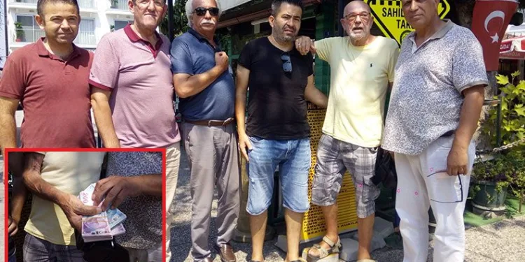 Muğla’da takside unutulan parayı sahibine ulaştırdı