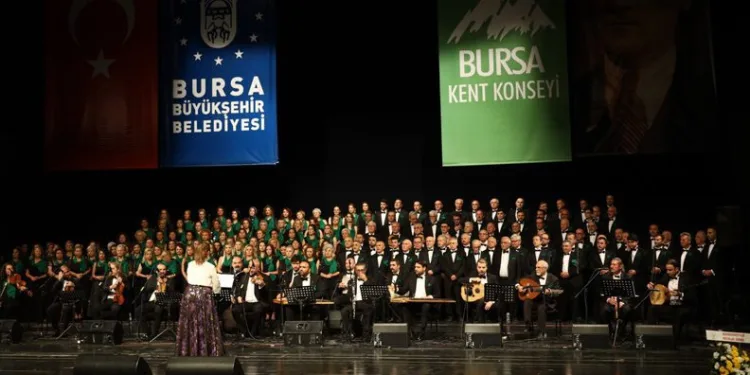 Bursa Şehir Korosu’ndan unutulmaz konser