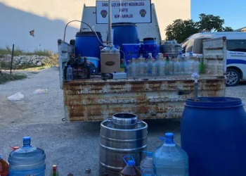 Tekirdağ’da kaçak içki operasyonu