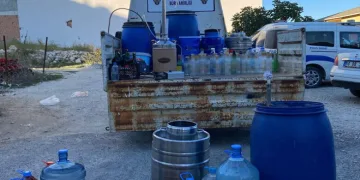 Tekirdağ’da kaçak içki operasyonu