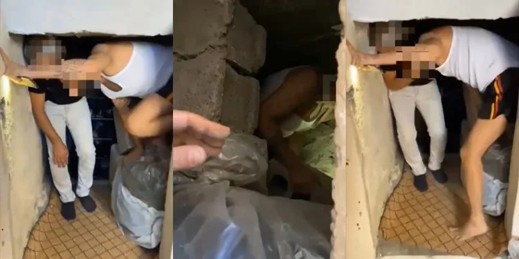 Hapis cezasıyla aranıyordu! Gizli bölmede yakalandı