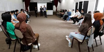 Başkan Alper Taban atölye çalışmasında