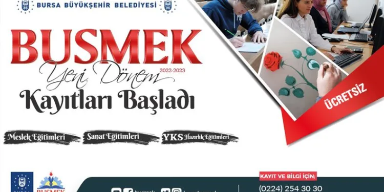 BUSMEK’te yeni dönem kayıtları başladı