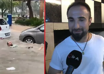 Bursa’da selde yüzen adam konuştu