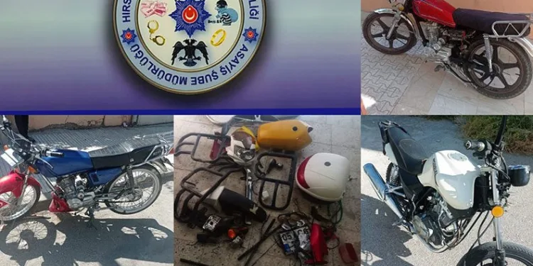 Çorum’da motosiklet hırsızları yakalandı