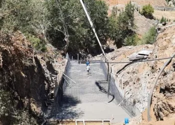 Köprü inşaatında feci ölüm