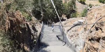 Köprü inşaatında feci ölüm