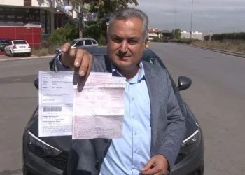 Muğla’da otomobiline motosiklet cezası geldi