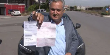 Muğla’da otomobiline motosiklet cezası geldi