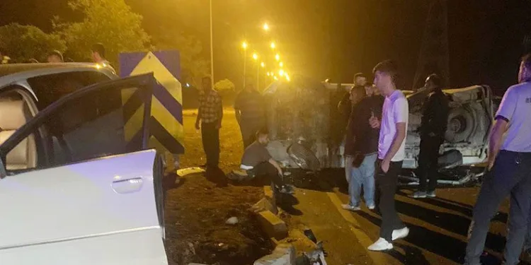 Batman’da trafik kazası: 1’i ağır 4 yaralı