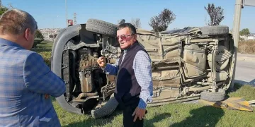 Bursa’da kaza yapan personeline ateş püskürdü