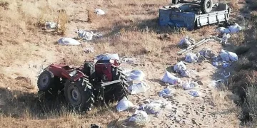 Niğde’de traktör şarampole devrildi: 2 ölü 1 yaralı