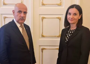 Bakan Kirişci, Hırvat mevkidaşı Vuckovic ile bir araya geldi
