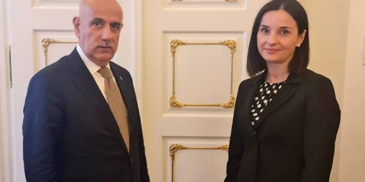 Bakan Kirişci, Hırvat mevkidaşı Vuckovic ile bir araya geldi