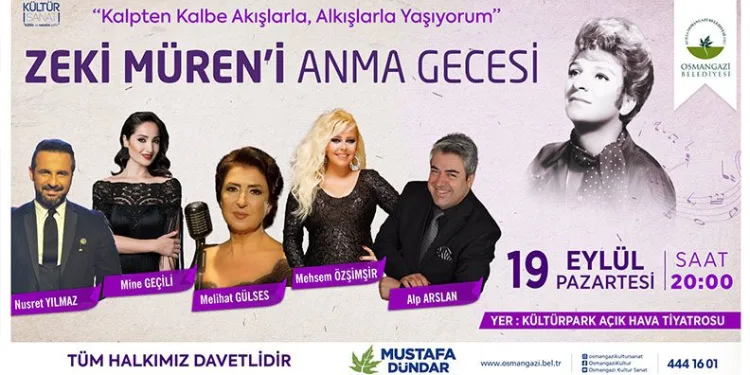 Bursa’da sanat güneşine vefa gecesi