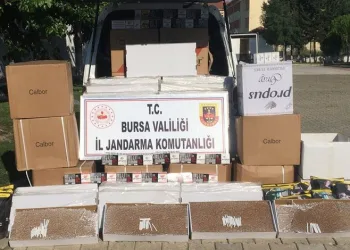 Bursa’da binlerce bandrolsüz sigara ele geçirildi