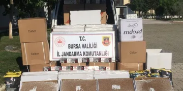 Bursa’da binlerce bandrolsüz sigara ele geçirildi