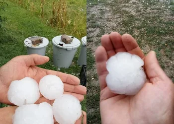Kastamonu’ya patates büyüklüğünde dolu yağdı