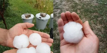 Kastamonu’ya patates büyüklüğünde dolu yağdı