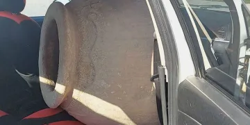 Aksaray’da 11 asırlık Pithos Küpünü götürürken yakalandı
