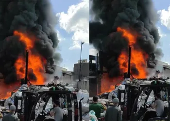 Adana’da geri dönüşüm fabrikasında yangın
