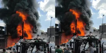 Adana’da geri dönüşüm fabrikasında yangın