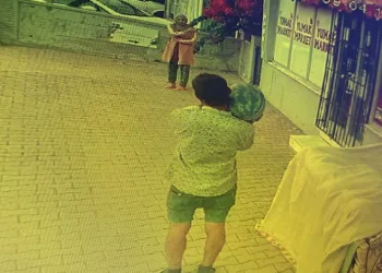 Antalya’da karpuz çalarken yalandı