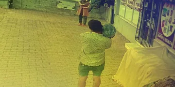 Antalya’da karpuz çalarken yalandı