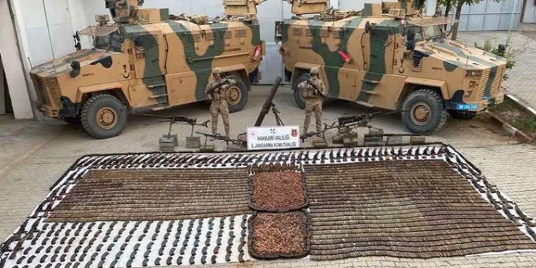 Terör örgütünün cephaneliği ele geçirildi